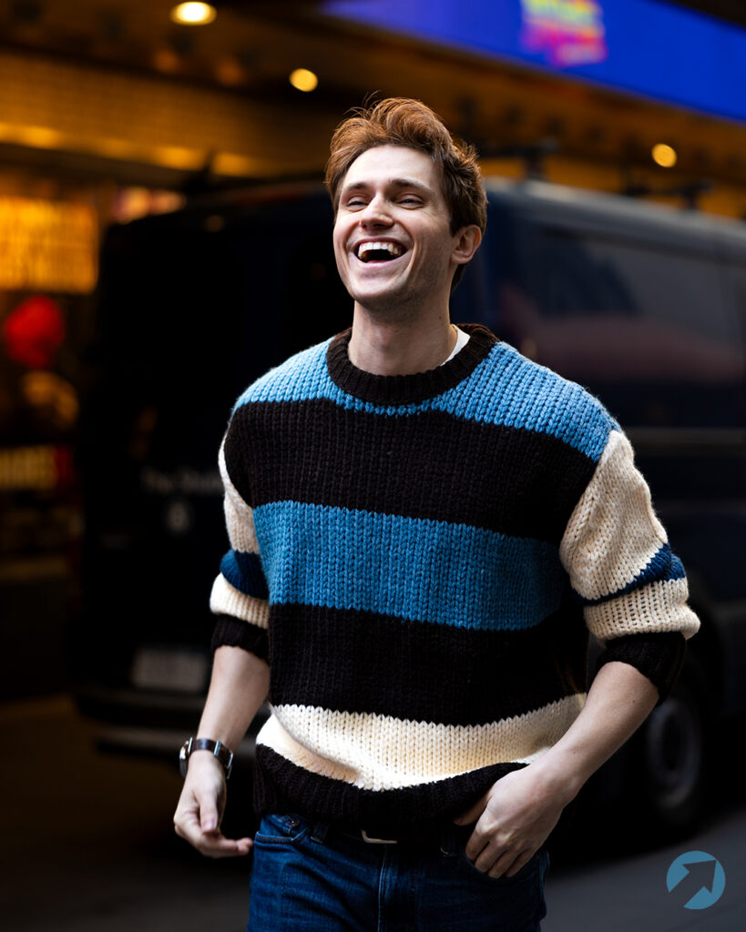 John Cardoza of The Notebook. Photo by Angela of York for Broadway Direct.