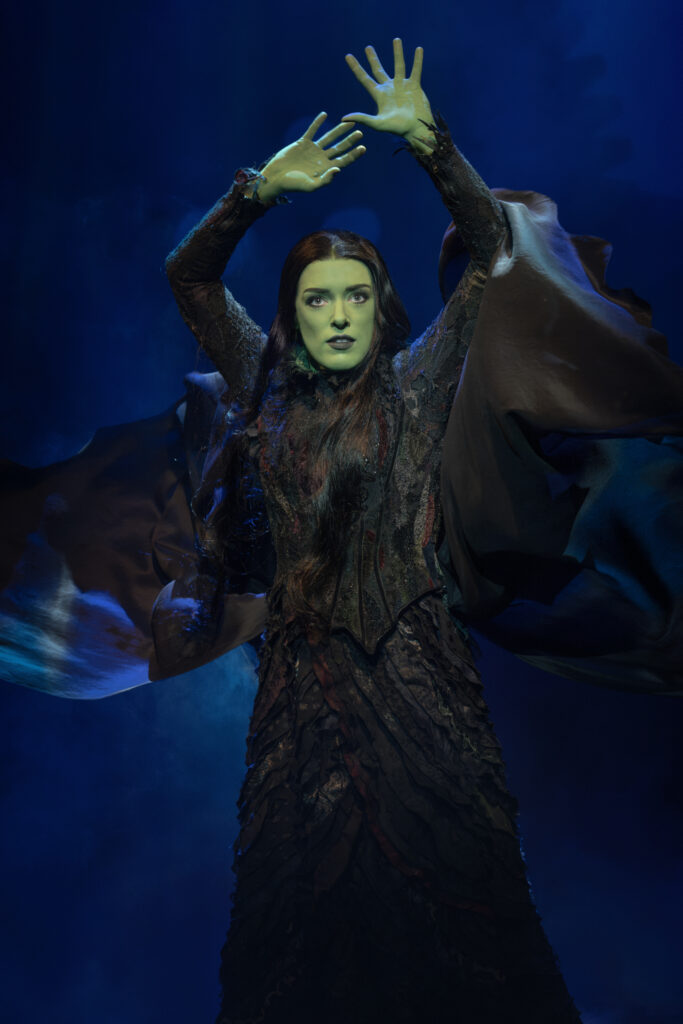 Mary Kate Morrissey in Wicked. Photo by Joan Marcus.