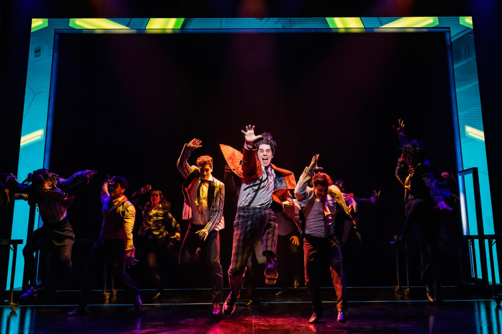 Bobby Conte and the cast of The Who's TOMMY. Photo by Matthew Murphy and Evan Zimmerman.