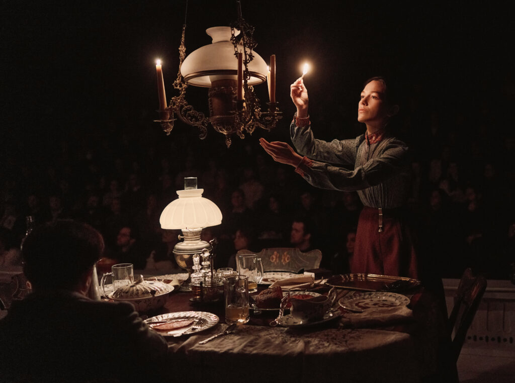 Victoria Pedretti in An Enemy of the People - Photo by Emilio Madrid