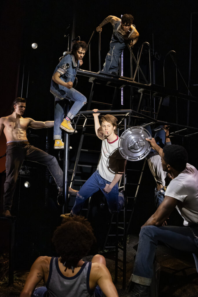 The cast of The Outsiders. Photo by Matthew Murphy.