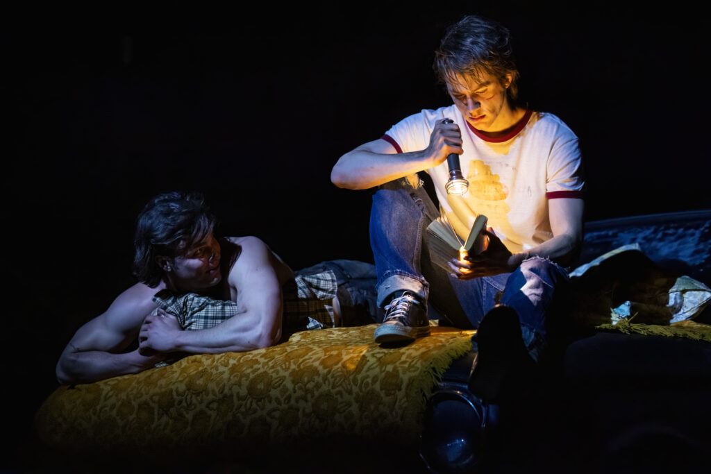 The cast of The Outsiders. Photo by Matthew Murphy.
