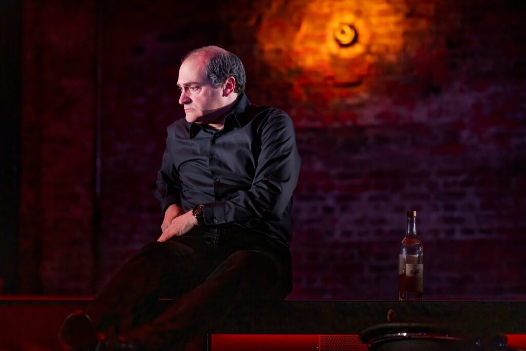 Michael Stuhlbarg as Boris Berezovsky in Patriots. Photo by Matthew Murphy.