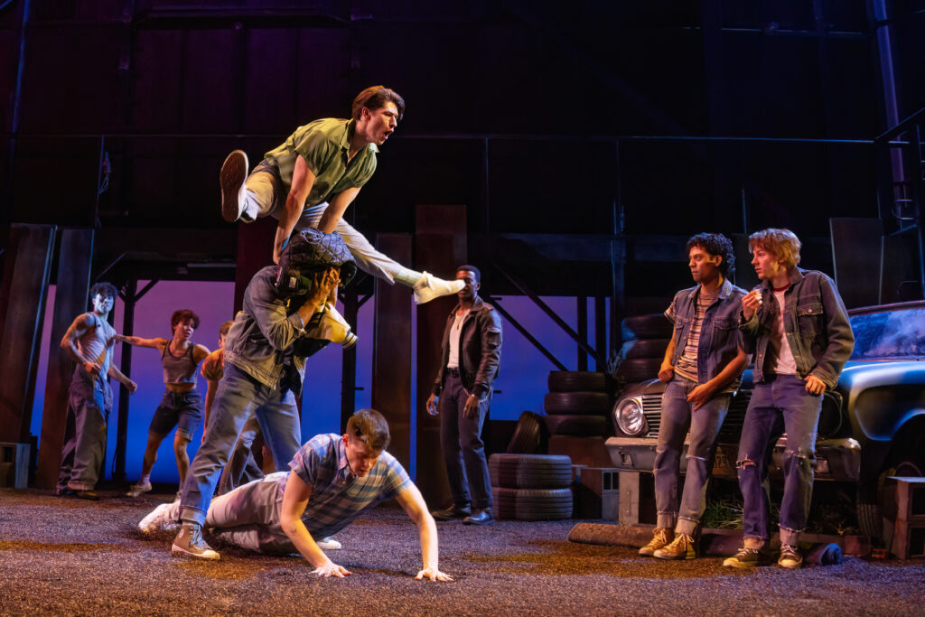 The cast of The Outsiders. Photo by Matthew Murphy.
