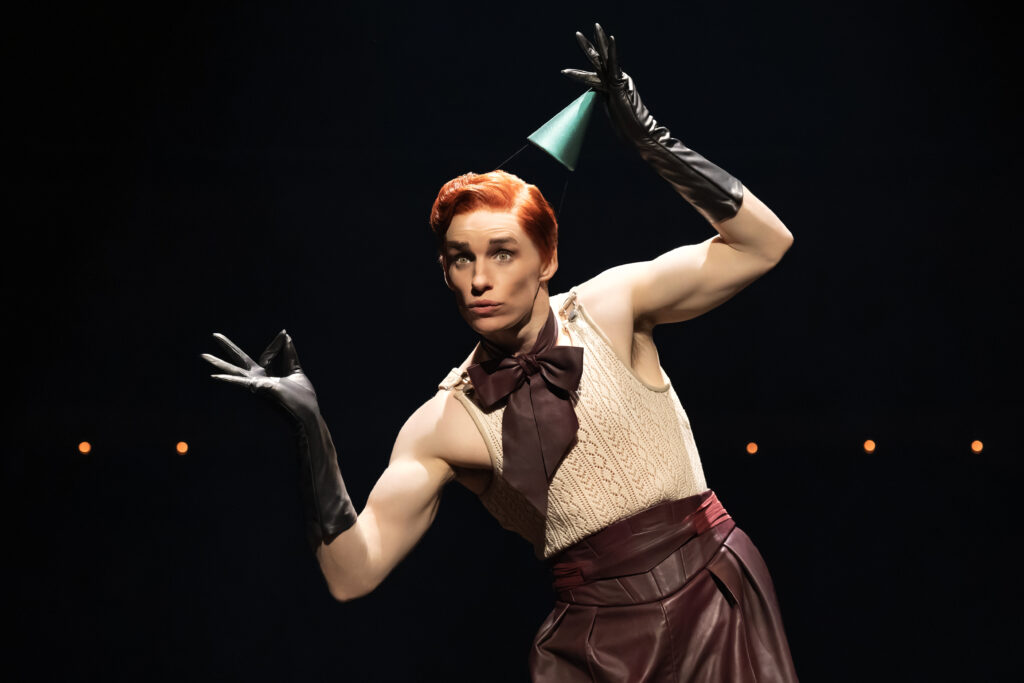 Eddie Redmayne in <i>Cabaret</i>. Photo by Marc Brenner. 