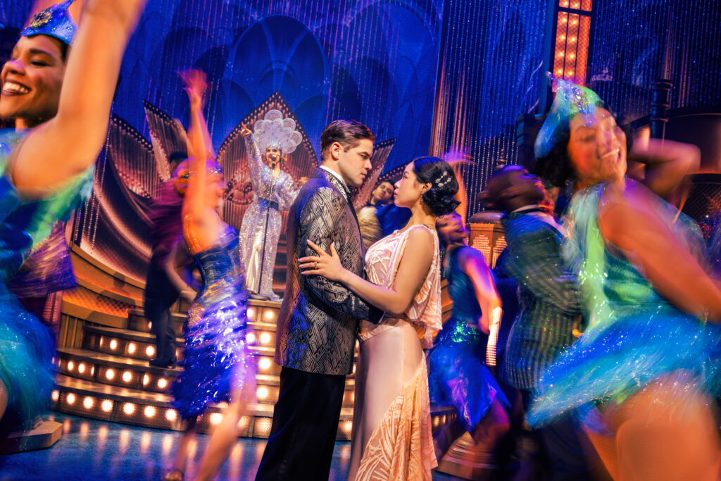Jeremy Jordan, Eva Noblezada and the cast of The Great Gatsby.