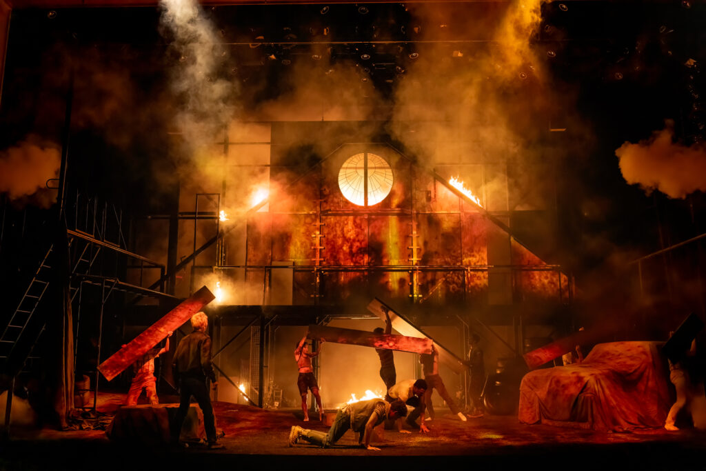 The cast of The Outsiders. Photo by Matthew Murphy.