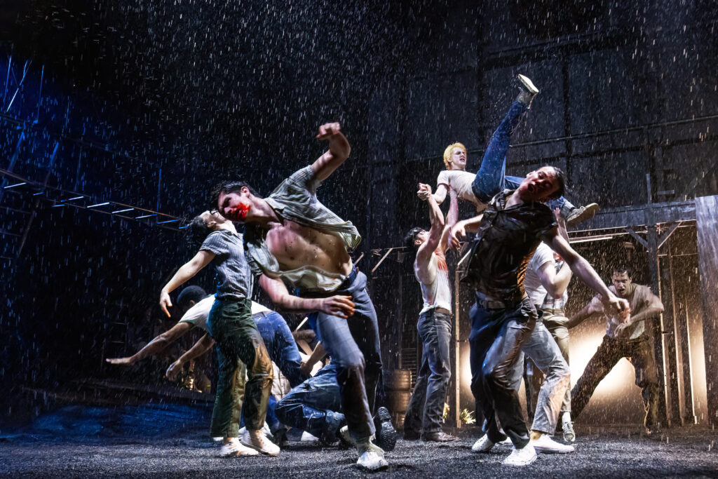 The cast of The Outsiders. Photo by Matthew Murphy.
