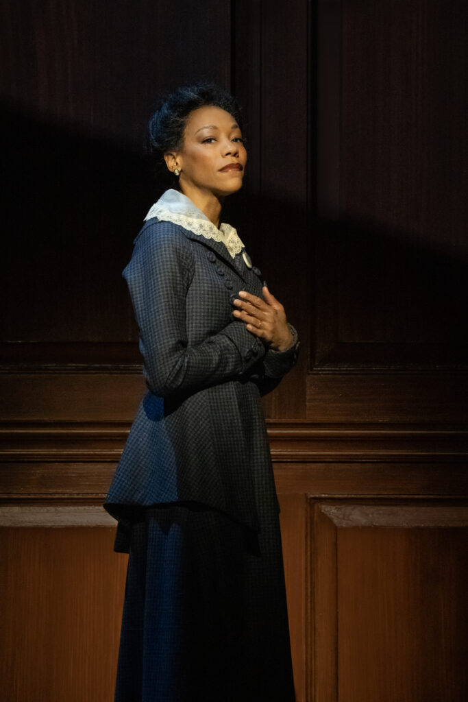 Nikki M. James as Ida B. Wells in Suffs.