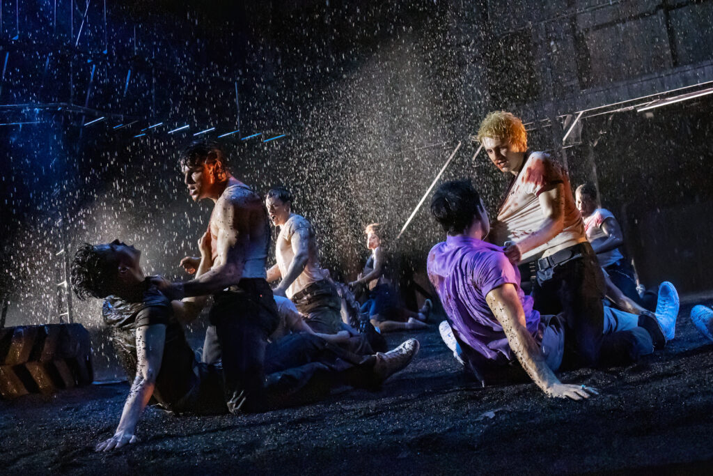 The cast of The Outsiders. Photo by Matthew Murphy.