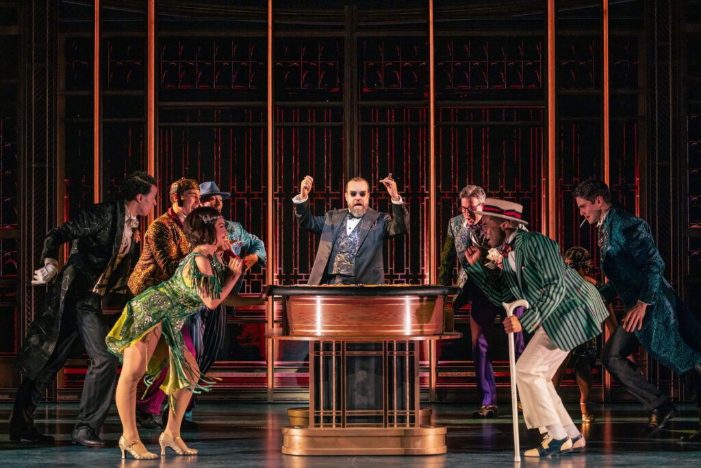 Eric Anderson and the cast of The Great Gatsby.