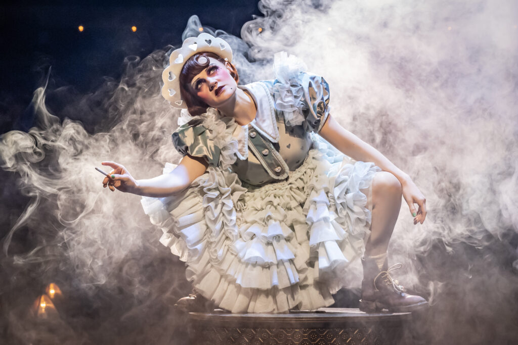 Gayle Rankin in <i>Cabaret</i>. Photo by Marc Brenner. 