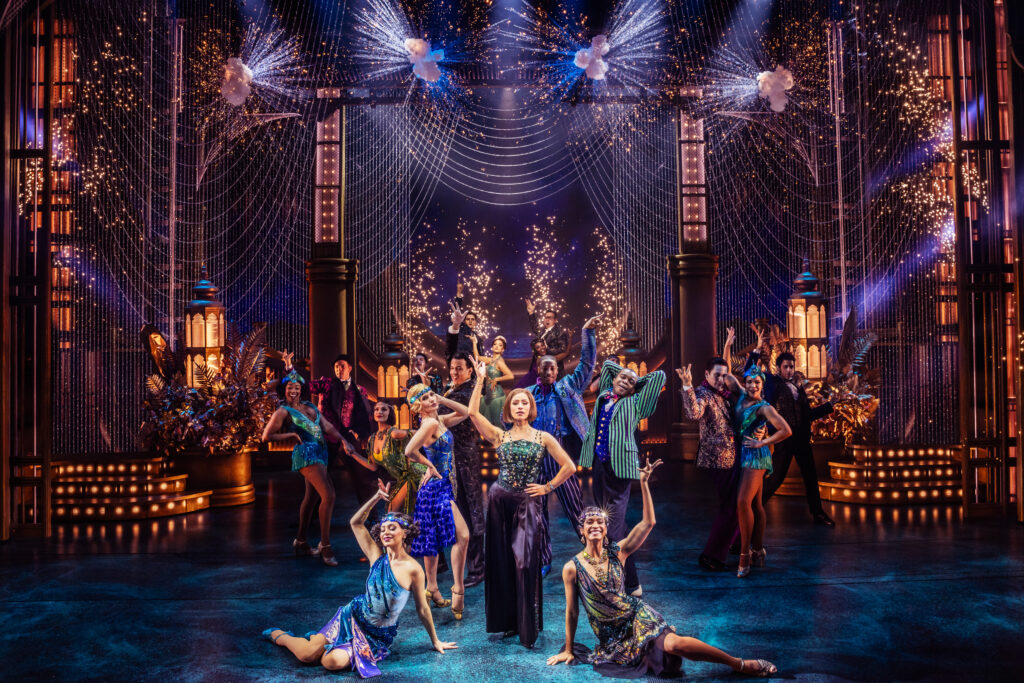 Samantha Pauly and the cast of The Great Gatsby.