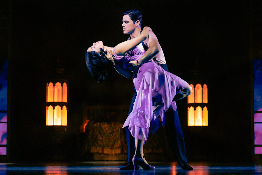 Eva Noblezada & Jeremy Jordan in The Great Gatsby.