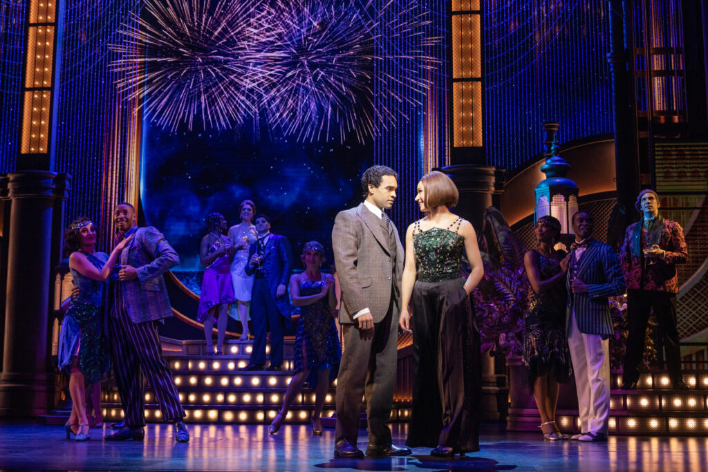 Noah J. Ricketts, Samantha Pauly, and the cast of The Great Gatsby.