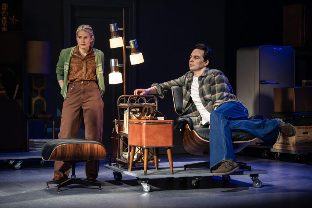 Celia Keenan-Bolger and Jim Parsons in Mother Play.