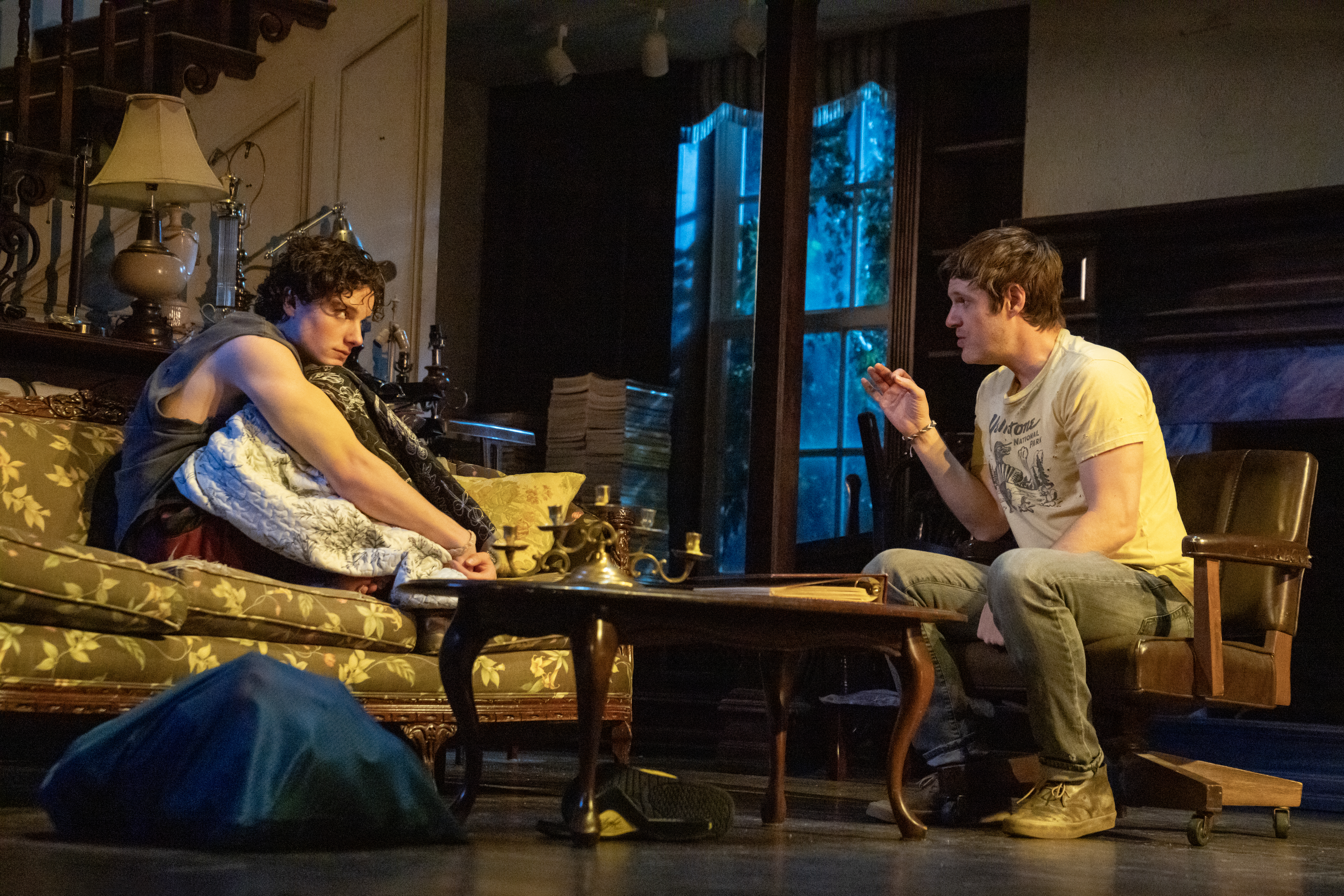 Graham Campbell and Michael Esper in Appropriate. Photo by Joan Marcus.