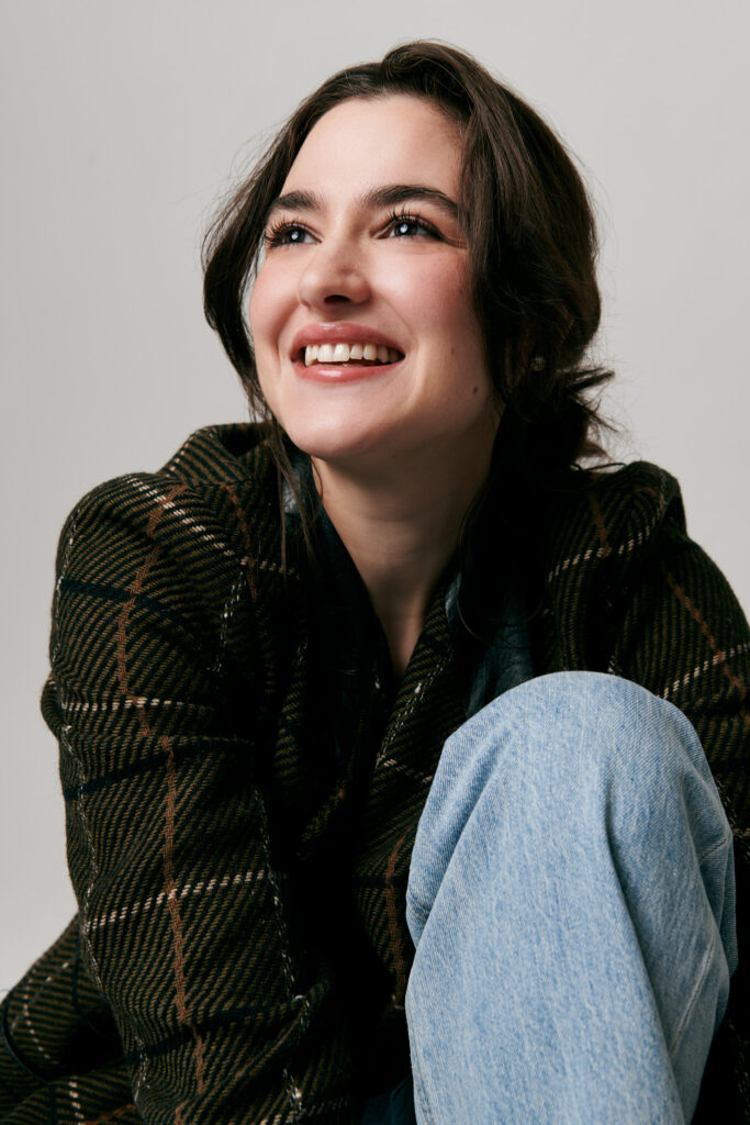 Hannah Cruz of <i>Suffs</i>. Photo by Justin Patterson, Hair & Makeup by Emily Katz.