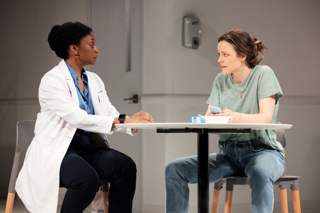 April Mathis and Rachel McAdams in Mary Jane.