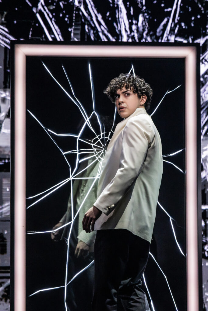 Ali Louis Bourzgui in <i>The Who's TOMMY</i>. Photo by Matthew Murphy and Evan Zimmerman.