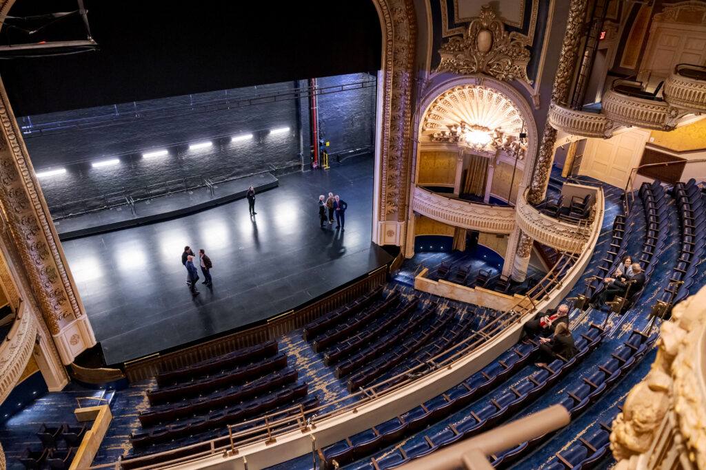 The Palace Theatre on Broadway. Photo by Rebecca J Michelson for Broadway Direct.