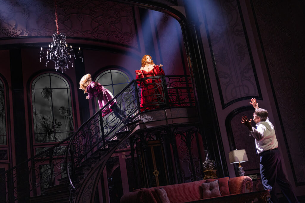 The cast of Death Becomes Her. Photo by Matthew Murphy and Evan Zimmerman.
