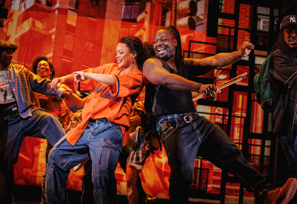 Maleah Joi Moon and Chris Lee in Hell's Kitchen. Photo by Marc J. Franklin.