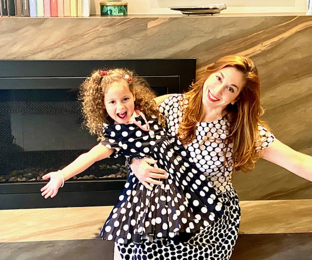 Lorin Latarro and her daughter, Arden.