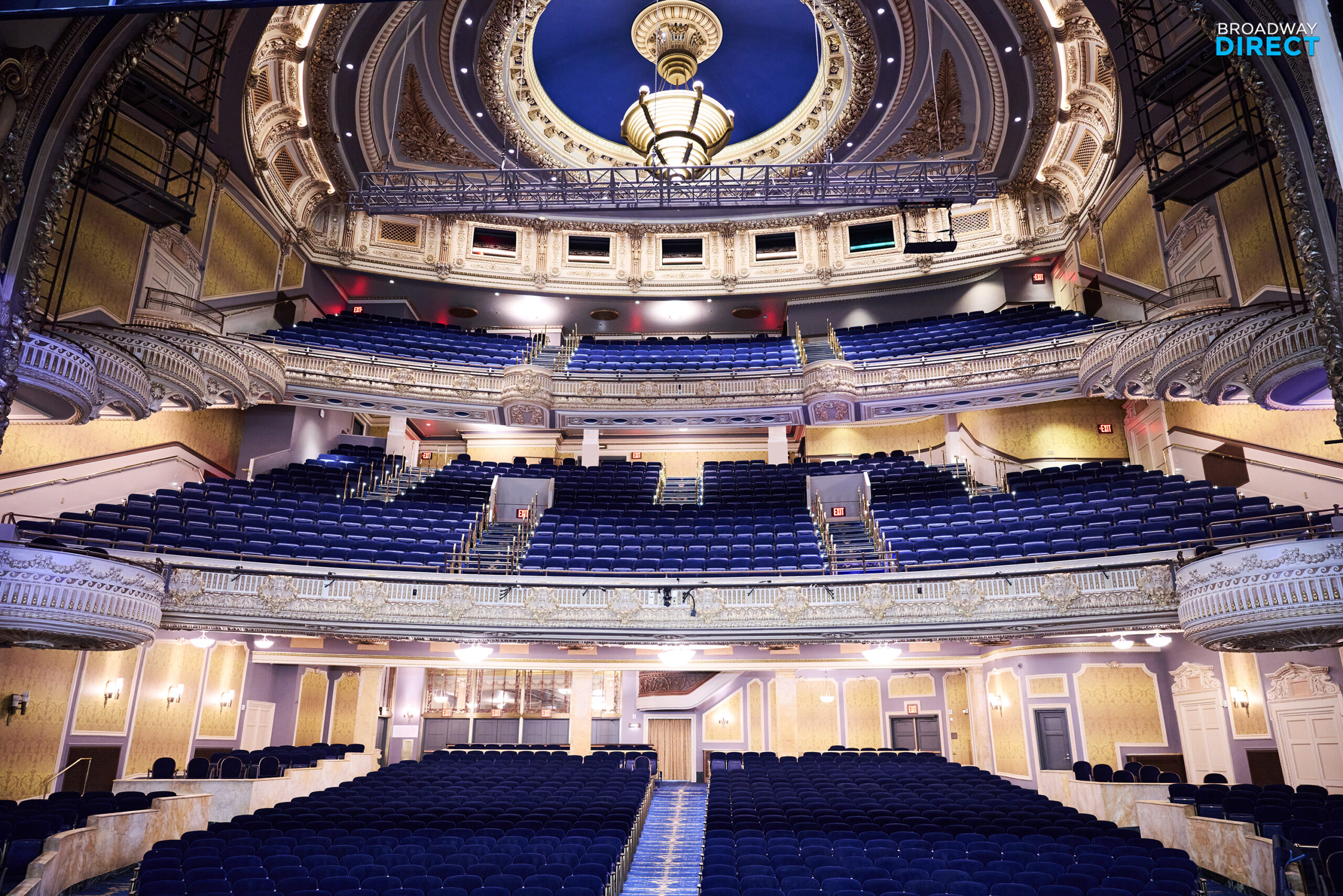 The Palace Theatre on Broadway. Photo by Jenny Anderson for Broadway Direct.