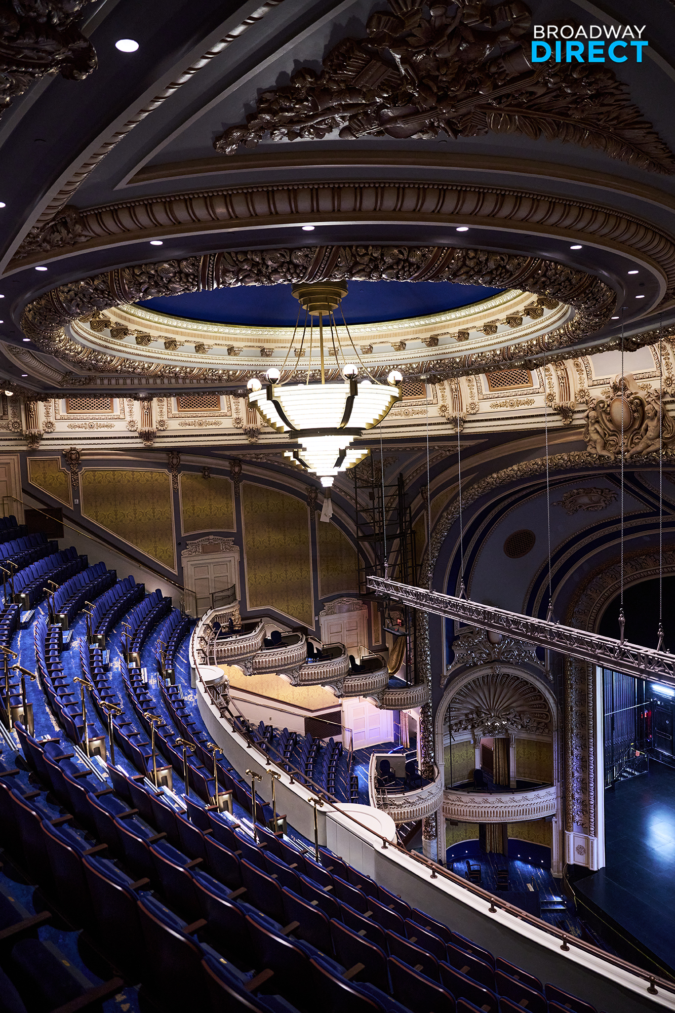 The Palace Theatre on Broadway. Photo by Jenny Anderson for Broadway Direct.