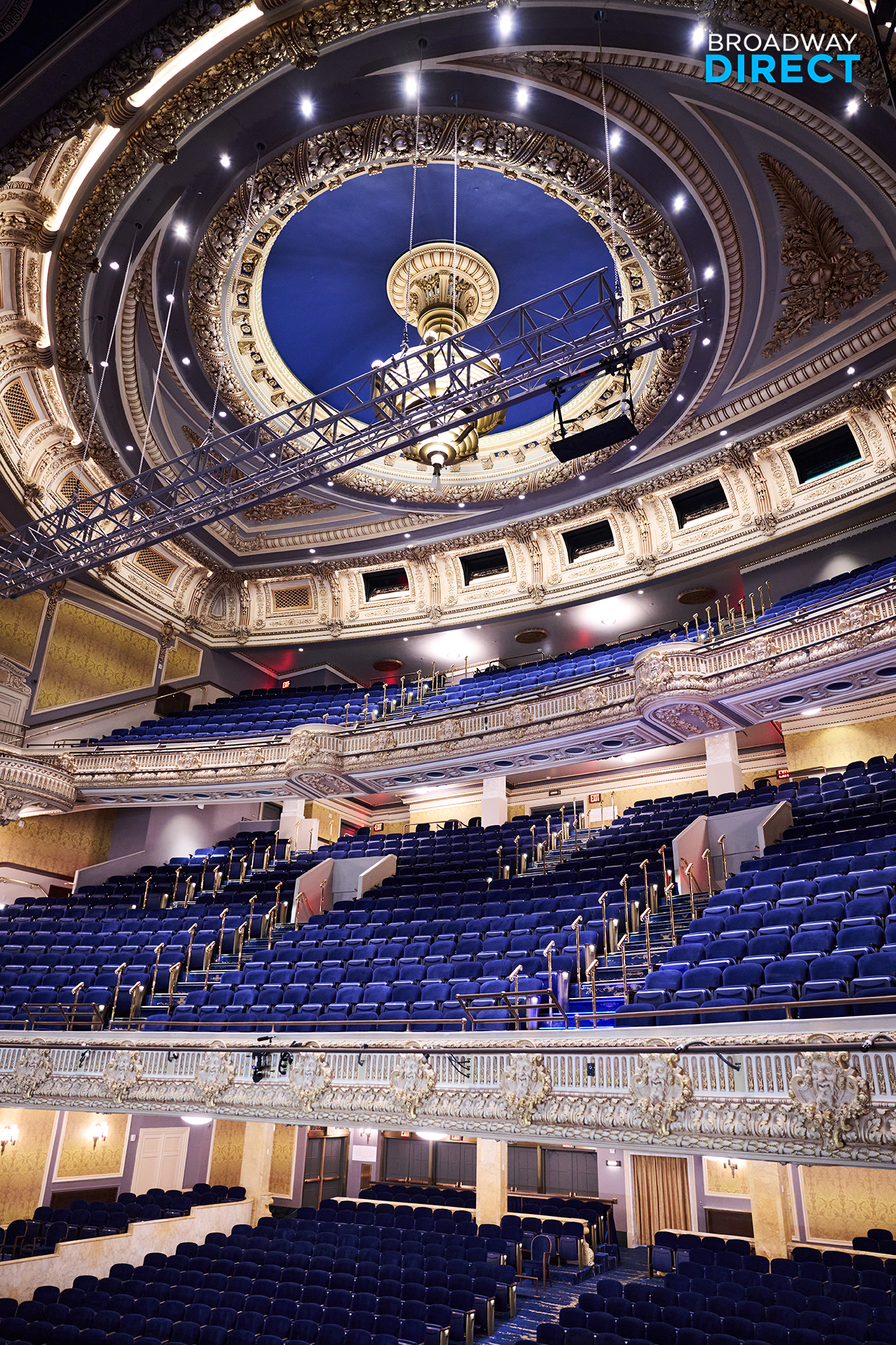 The Palace Theatre on Broadway. Photo by Jenny Anderson for Broadway Direct.