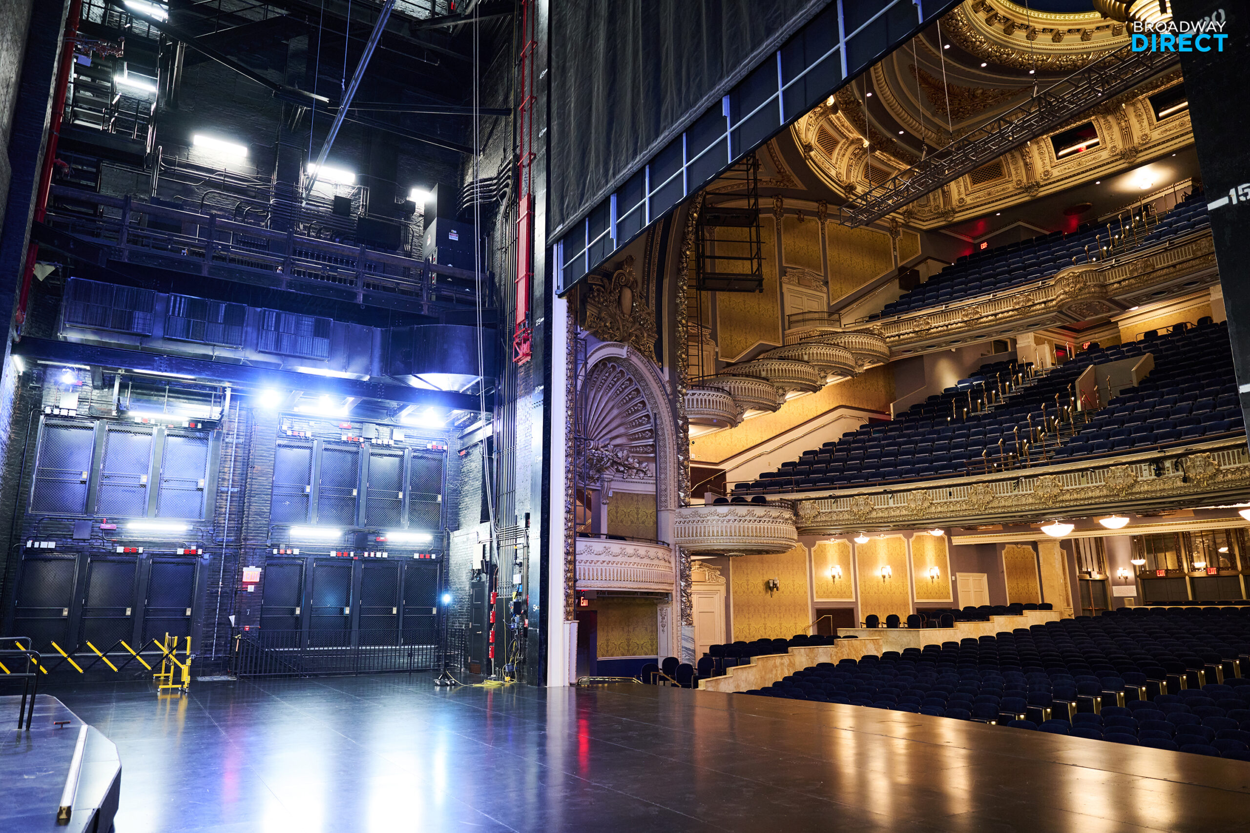 The Palace Theatre on Broadway. Photo by Jenny Anderson for Broadway Direct.