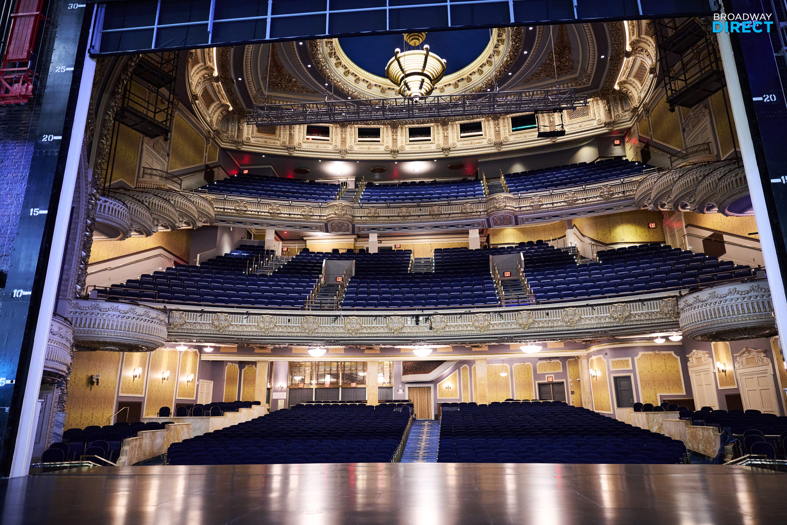 The Palace Theatre on Broadway. Photo by Jenny Anderson for Broadway Direct.