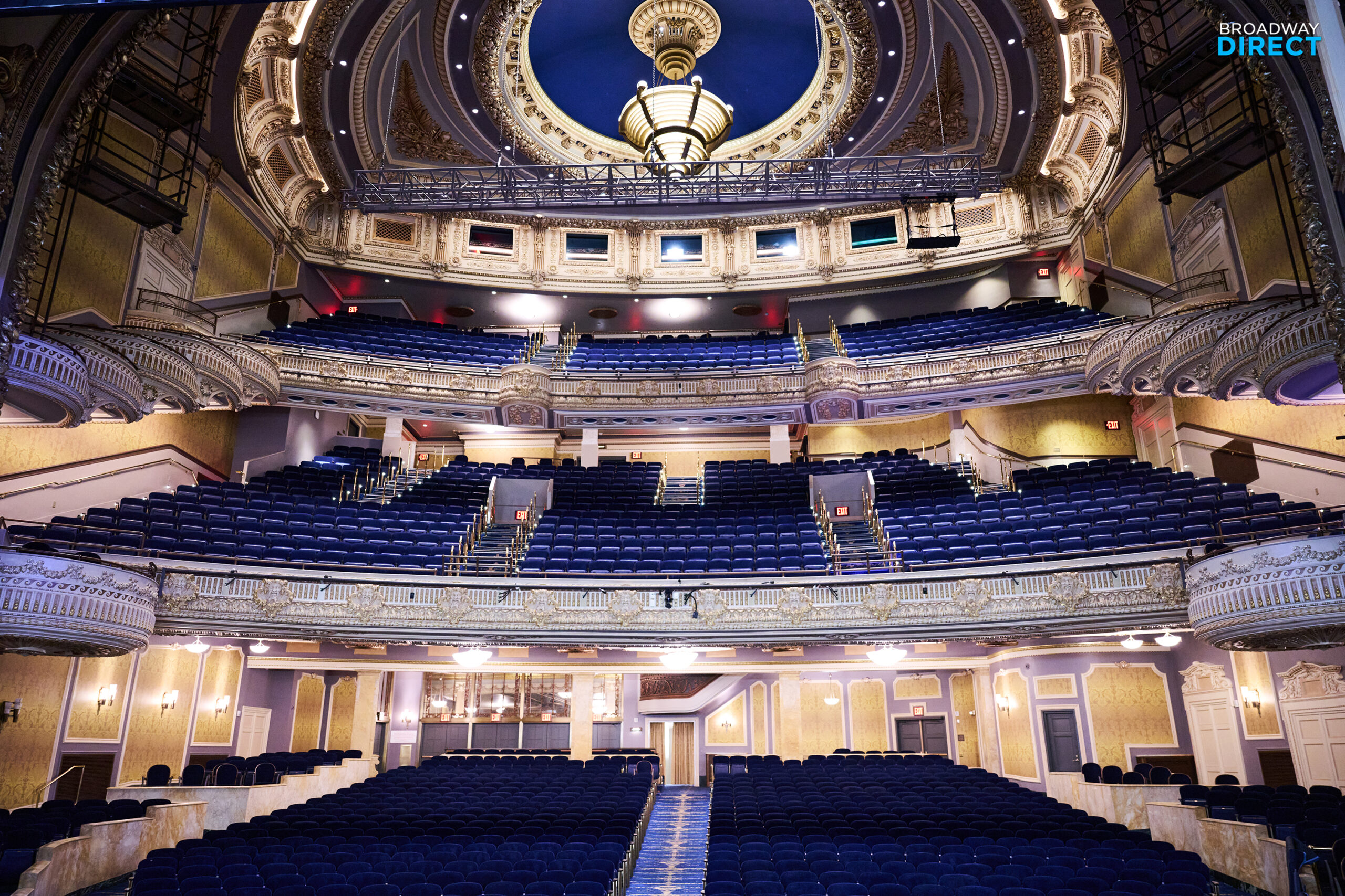 The Palace Theatre on Broadway. Photo by Jenny Anderson for Broadway Direct.