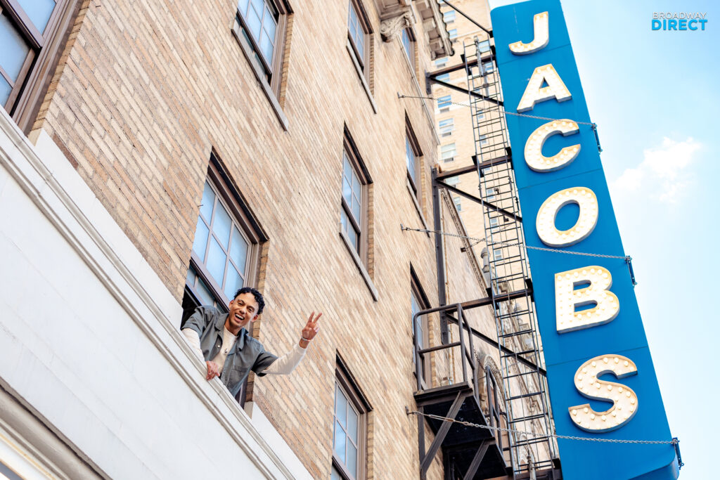 Sky Lakota-Lynch of The Outsiders. Photo by Angela of York for Broadway Direct.