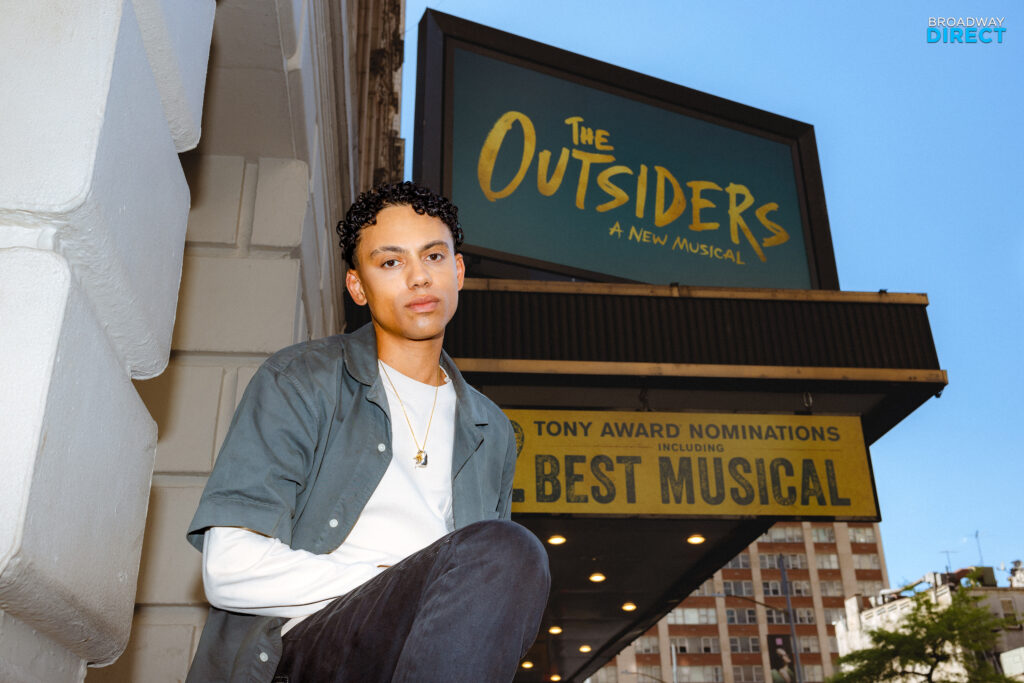 Sky Lakota-Lynch of The Outsiders. Photo by Angela of York for Broadway Direct.