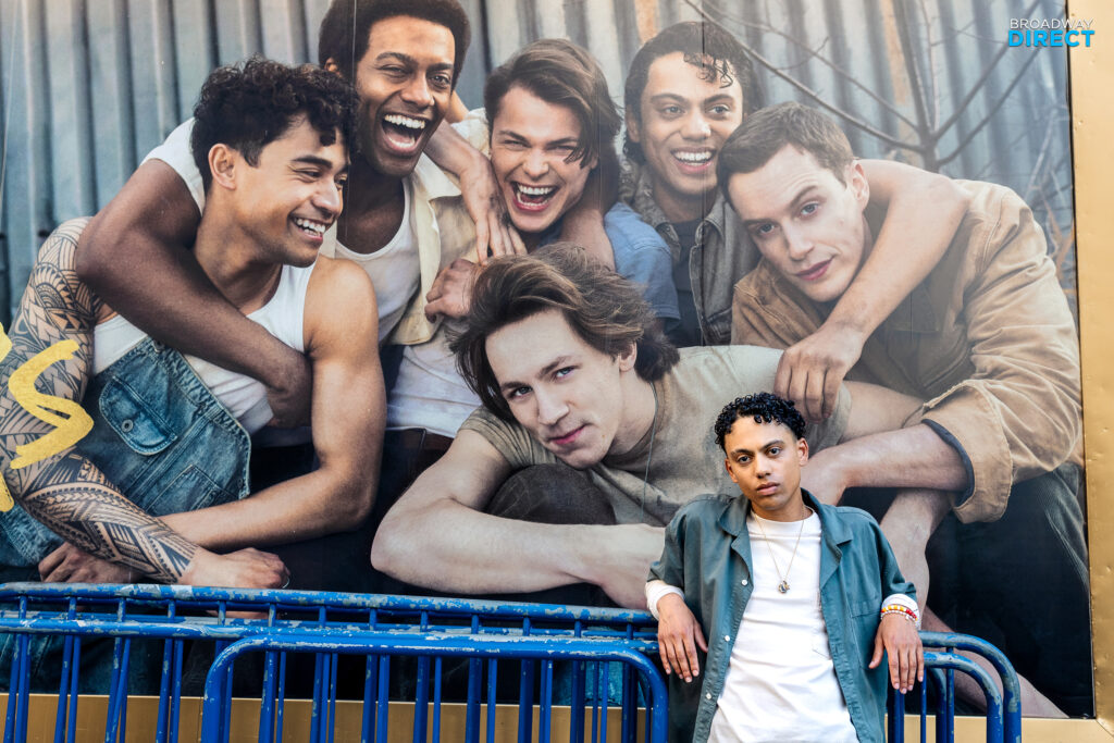 Sky Lakota-Lynch of The Outsiders. Photo by Angela of York for Broadway Direct.