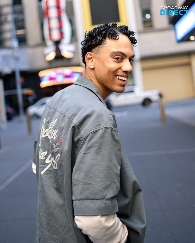 Sky Lakota-Lynch of The Outsiders. Photo by Angela of York for Broadway Direct.