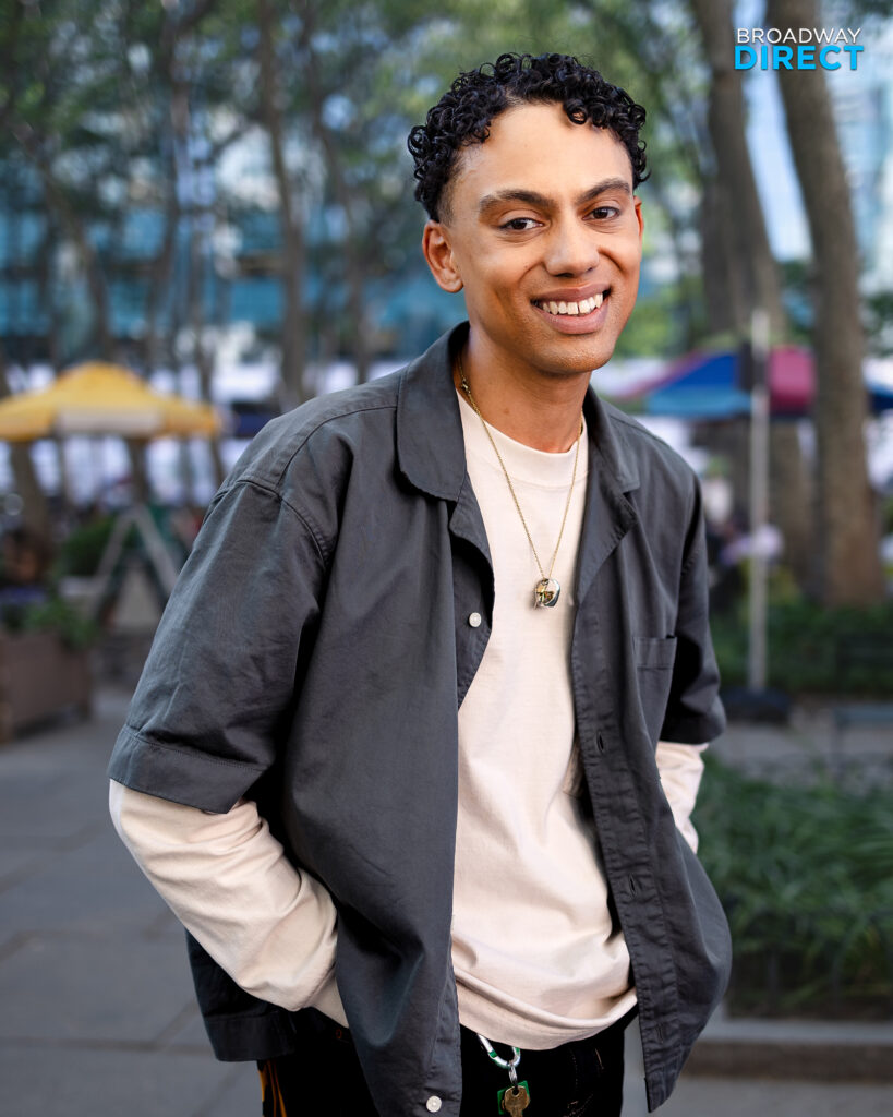 Sky Lakota-Lynch of The Outsiders. Photo by Angela of York for Broadway Direct.