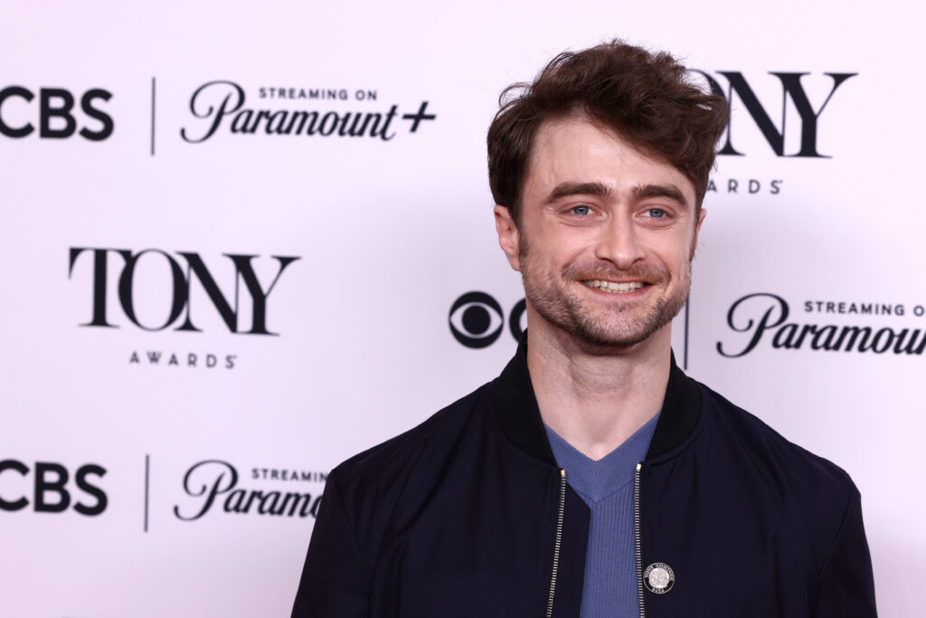 Daniel Radcliffe at the 77th Annual Tony Awards Meet The Nominees Press Event. Photo by Jemal Countess/Getty Images for Tony Awards Productions.