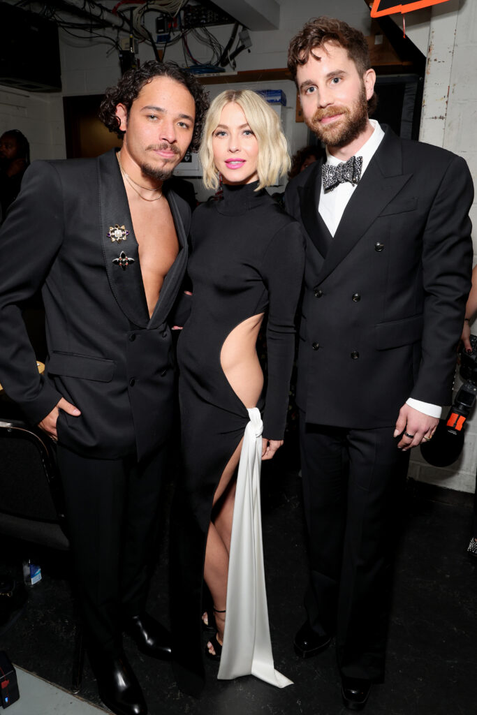 Anthony Ramos, Julianne Hough and Ben Platt. Photo by Kevin Mazur.