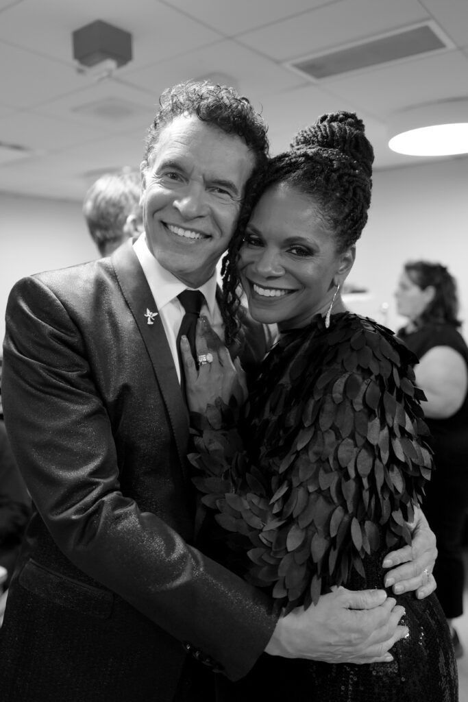 Brian Stokes Mitchell and Audra McDonald. Photo by Jenny Anderson.