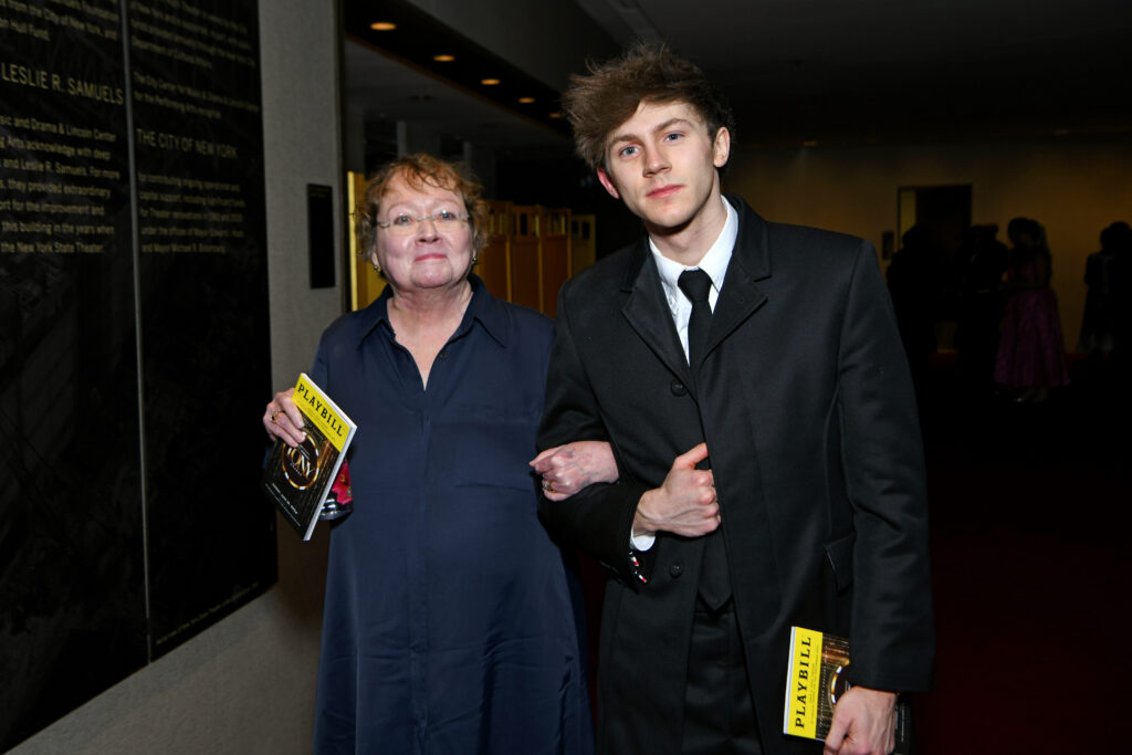 S. E. Hinton and Brody Grant. Photo by Jenny Anderson.