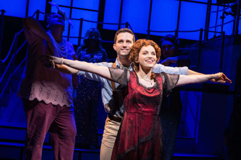 Michael Williams and Lindsay Heather Pearce in <i>Titanique</i>. Photo by Emilio Madrid.