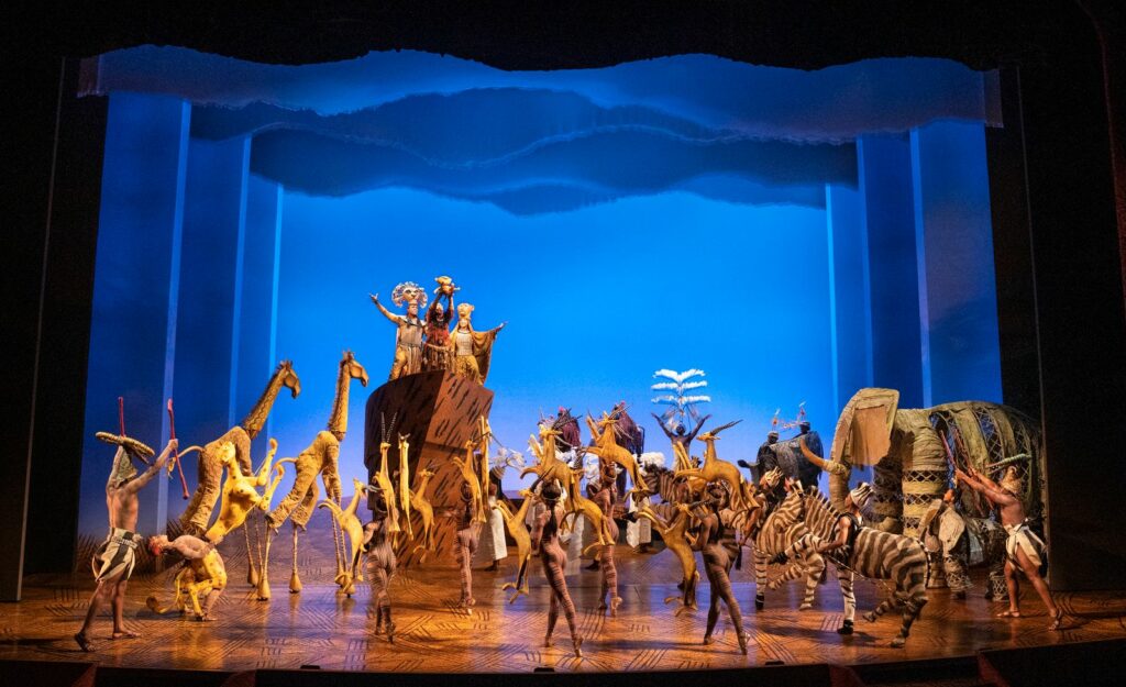 Company of The Lion King. Photo by Matthew Murphy.
