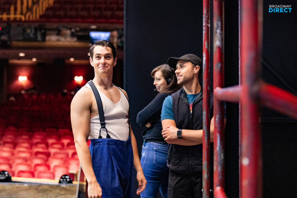 Kyle Selig on stage at Water for Elephants. Photo by Angela of York for Broadway Direct.