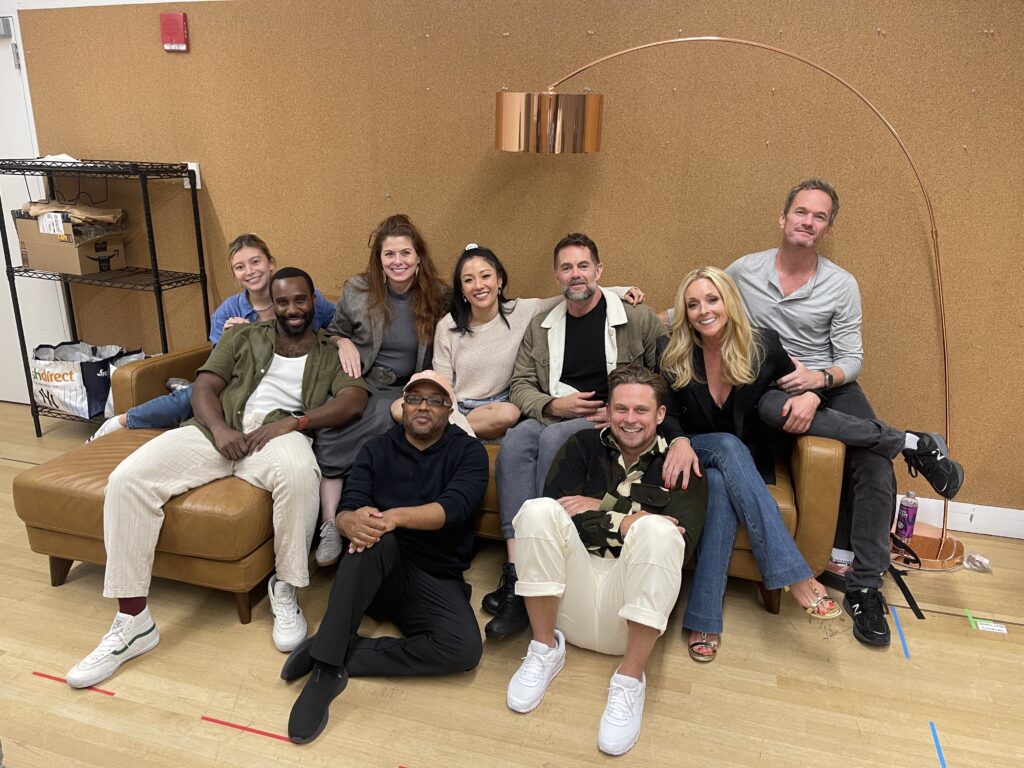 Robert O'Hara and the cast of <i>Shit. Meet. Fan. Photo by Imani Champion.
