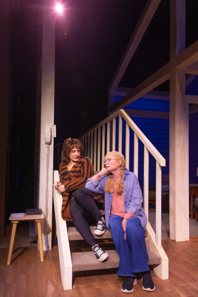 Patti LuPone and Mia Farrow in The Roommate. Photo by Matthew Murphy.