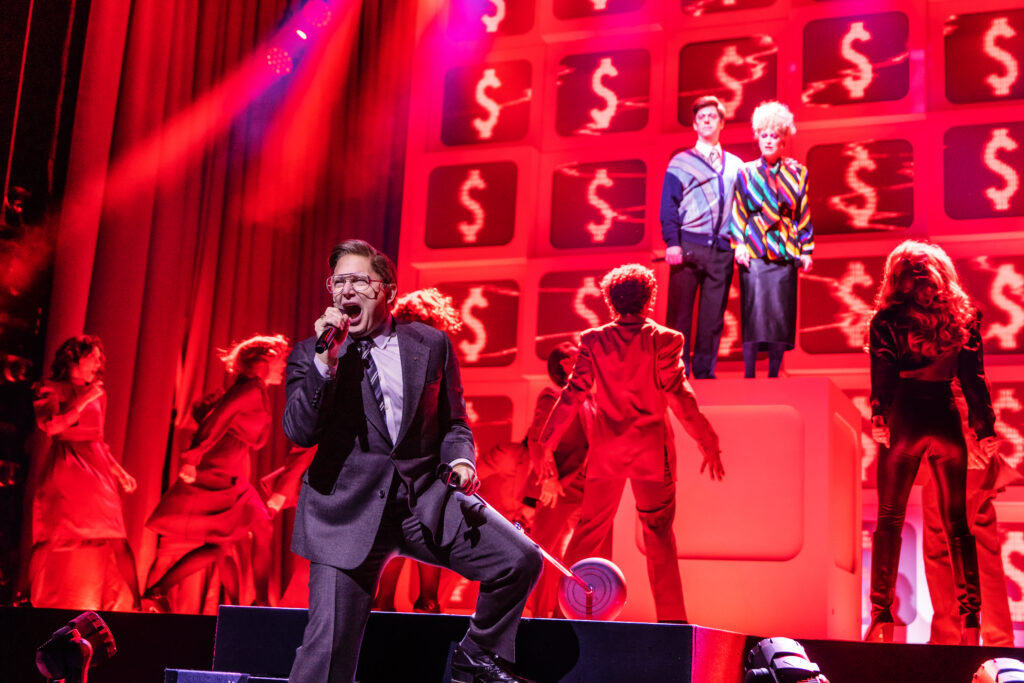 Michael Cerveris and the cast of Tammy Faye. Photo by Matthew Murphy.