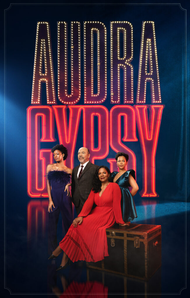 Joy Woods, Danny Burstein, Audra McDonald, and Jordan Tyson of Gypsy. Photo by Marc J. Franklin.